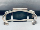 One Of The Best Ever Vintage Native American Navajo Turquoise Sterling Silver Bracelet-Nativo Arts