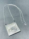 Important Happy Face Vintage Native American Navajo Turquosie Sterling Silver Necklace-Nativo Arts