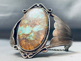 One Of The Best Vintage Native American Navajo Royston Turquoise Sterling Silver Bracelet-Nativo Arts