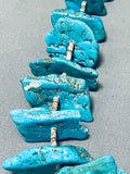 212 Gram Vintage Navajo Turquoise Nugget Heishi Necklace-Nativo Arts
