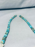 307 Gram Huge Native American Navajo Turquoise Sterling Silver Shell Thunderbird Necklace-Nativo Arts