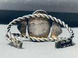 The Best Vintage Native American Navajo Easter Blue Turquoise Sterling Silver Bracelet-Nativo Arts