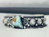 Ingot Style Sterling!! :) Vintage Native American Navajo Turquoise Bracelet Cuff-Nativo Arts