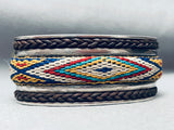 One Of The Most Intricate Vintage Southwest Sterling Silver Bracelet-Nativo Arts