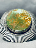 One Of The Best Ever Vintage Native American Navajo Royston Turquoise Sterling Silver Bracelet-Nativo Arts