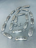 170 Grams Signed Vintage Fascinating Vintage Native American Navajo Sterling Silver Concho Belt-Nativo Arts