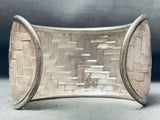 Mosaic Brick Vintage Southwest Sterling Silver Bracelet Cuff-Nativo Arts