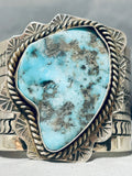 158 Grams Jaw-dropping Native American Navajo Morenci Turquoise Sterling Silver Bracelet-Nativo Arts