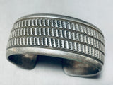 Cippy Crazyhorse Important Vintage Cochiti Sterling Silver Bracelet-Nativo Arts