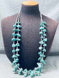 Ella Johnson Vintage Native American Navajo Turquoise Nugget Heishi Necklace Old-Nativo Arts