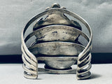 108 Grams Monster Vintage Native American Navajo Turquoise Sterling Silver Bracelet-Nativo Arts