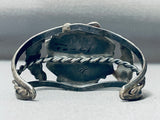 One Of The Best Vintage Native American Navajo Old Morenci Turquoise Sterling Silver Bracelet-Nativo Arts