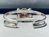 Face The Tiger!!! Vintage Sterling Silver Bracelet Cuff-Nativo Arts