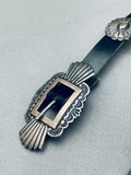 Anito Ohlingues Vintage Native American Navajo Sterling Silver Hand Tooled Concho Belt-Nativo Arts