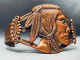 The Best Vintage Navajo Copper Head Detailed Bracelet Cuff-Nativo Arts