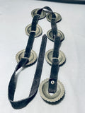 Early 1900's Vintage Native American Navajo 2nd Phgase Concho Belt