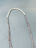 Intricate And Gorgeous Vintage Navajo Heishi Squawtie Necklace Old-Nativo Arts