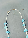 Native American Traditional Vintage Santo Domingo Turquoise Heishi Necklace-Nativo Arts