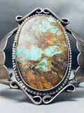 One Of The Best Vintage Native American Navajo Royston Turquoise Sterling Silver Bracelet-Nativo Arts