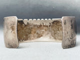 One Of The Most Unique Vintage Native American Navajo Sterling Silver Dancer Bracelet-Nativo Arts