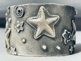Starfish Out Of This World Native American Navajo Sterling Silver Star Bracelet-Nativo Arts