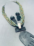 One Of The Best Ever Vintage Santo Domingo Turquoise Sterling Silver Necklace-Nativo Arts