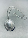 Brilliant Vintage Native American Navajo Sterling Silver Concho Necklace-Nativo Arts