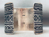 Heart Of Jasper Vintage Navajoi Sterling Silver Bracelet-Nativo Arts