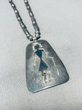 Native American Hopi Maiden Vintage Sterling Silver Necklace Old-Nativo Arts