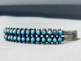 Best Vintage Native American Zuni Turquoise Sterling Silver Bracelet-Nativo Arts