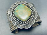 125 Gram Native American Navajo Royston Turquoise Sterling Silver Signed Bracelet-Nativo Arts