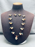 Ducks!! Very Rare Vintage Santo Domingo Turquoise Sterling Silver Necklace Old-Nativo Arts