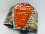 Layers Of Ancient Sand!! Vintage Native American Navajo Sterling Silver Bracelet-Nativo Arts