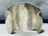80 Gram Towering Vintage Native American Navajo Sterling Silver Bracelet-Nativo Arts
