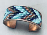 One Of The Most Detailed Ever Vintage Southwest Bead Sterling Silver Bracelet-Nativo Arts