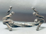 One Of The Best Ever Vintage Native American Navajo Sterling Silver Bracelet-Nativo Arts