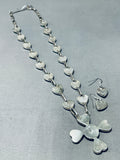 The Best Vintage Native American Navajo Heart Turquoise Sterling Silver Necklace-Nativo Arts