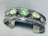Very Rare Damale!! Vintage Native American Navajo Sterling Silver Bracelet-Nativo Arts