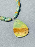 Native American Marvelous Vintage Santo Domingo Royston Turquoise Sterling Silver Necklace-Nativo Arts