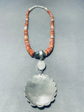 Rose Singer Incredible Native American Navajo Royston Turquoise Sterling Silver Necklace-Nativo Arts