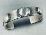 Impressive Vintage Native American Navajo Sterling Silver Bracelet-Nativo Arts