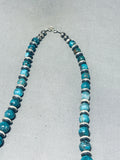 Rare Balls Of Turquoise Vintage Native American Navajo Sterling Silver Necklace-Nativo Arts