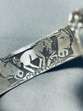 Native American Most Detailed Horse Bracelet! Sterling Silver!-Nativo Arts