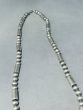 Fabulous Vintage Native American Navajo Sterling Silver Necklace-Nativo Arts