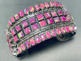 One Of The Most Unique Purple Opal Vintage Sterling Silver Bracelet-Nativo Arts