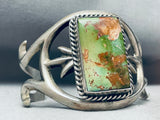One Of The Best Ever Vintage Native American Navajo Royston Turquoise Sterling Silver Bracelet-Nativo Arts