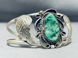 Fabulous Vintage Native American Navajo Royston Turquoise Sterling Silver Bracelet-Nativo Arts