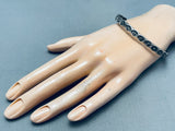 Lovely Vintage Native American Navajo Sterling Silver Bangle Bracelet-Nativo Arts