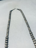 Gorgeous Vintage Native American Navajo Sterling Silver Necklace-Nativo Arts