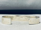 Joe Chee Important Vintage Native American Navajo Sterling Silver Bracelet-Nativo Arts
